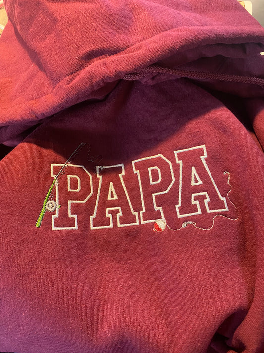 "PAPA" CREWNECK or HOODIE